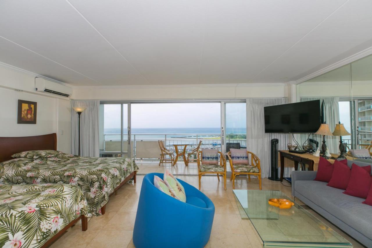 דירות הונולולו Ilikai Tower 1806 Yacht Harbor View 1Br מראה חיצוני תמונה